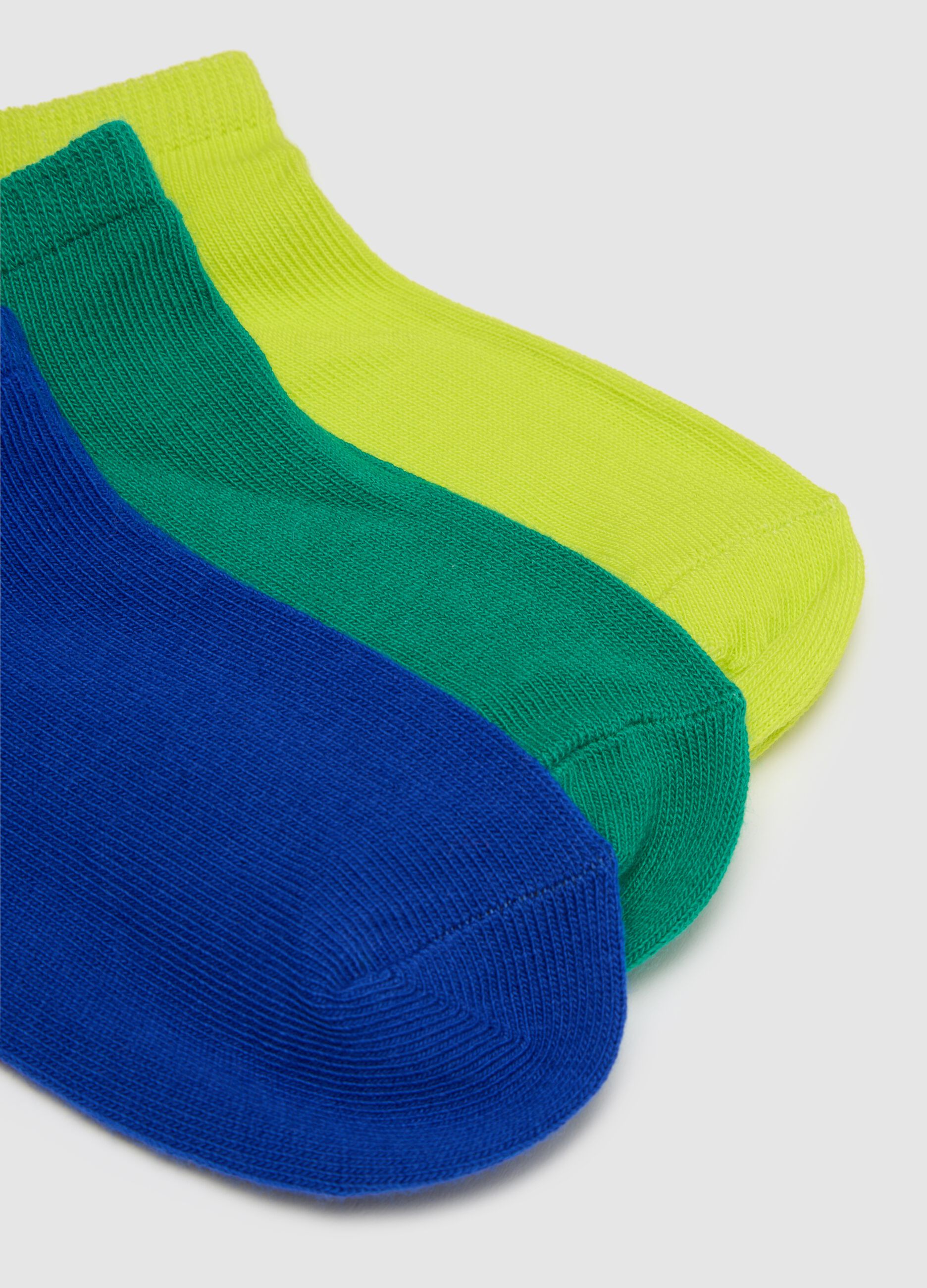 Set di calzini da bambino in cotone multicolor elasticizzato