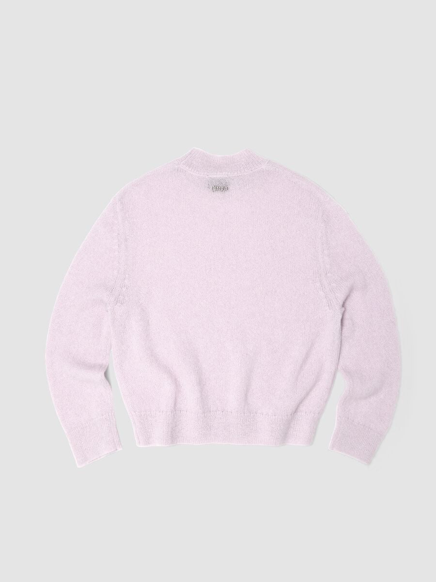 Mohair Crew Neck Light Pink_5