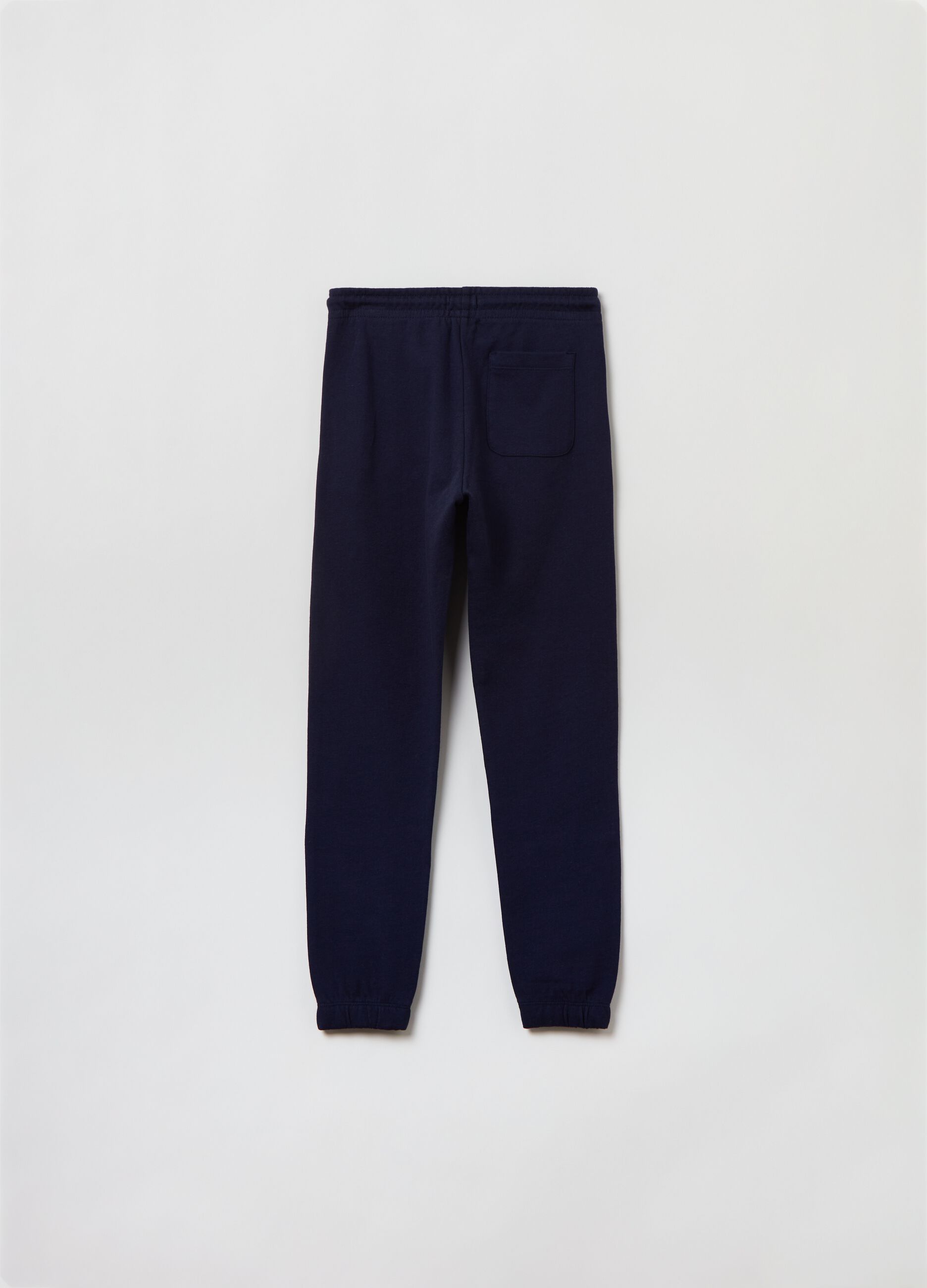 Joggers in felpa con coulisse_1