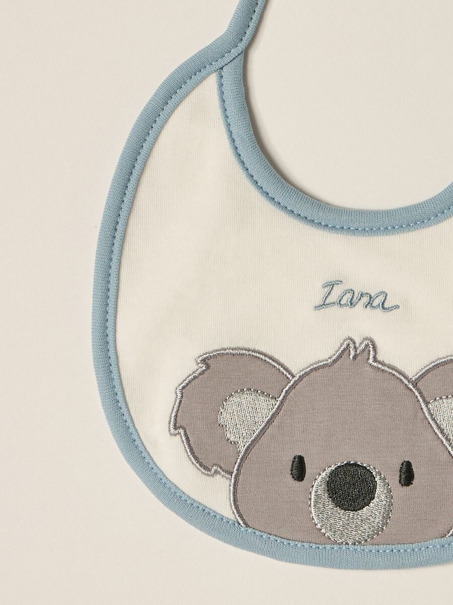 Bavaglini in interlock di puro cotone IANA neonato_2