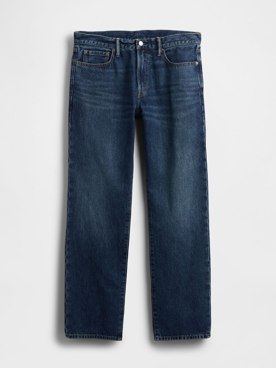 Regular Blue Denim Trousers_4