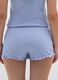 Sky blue pure cotton shorts with ruffles_2
