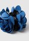 Blue Hair Clip with Ornamental Flower_2