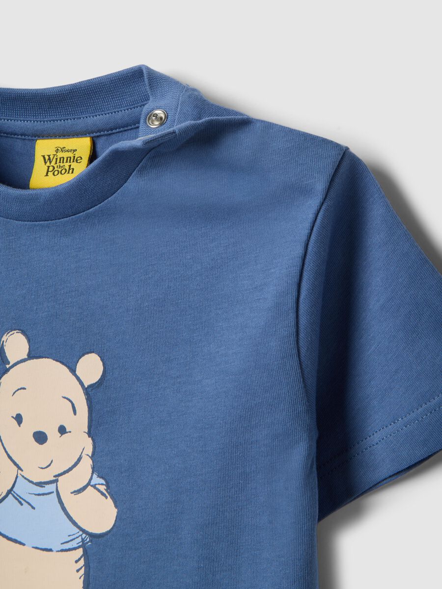 Pigiama corto in puro cotone multicolor da neonato con Winnie-the-Pooh_2