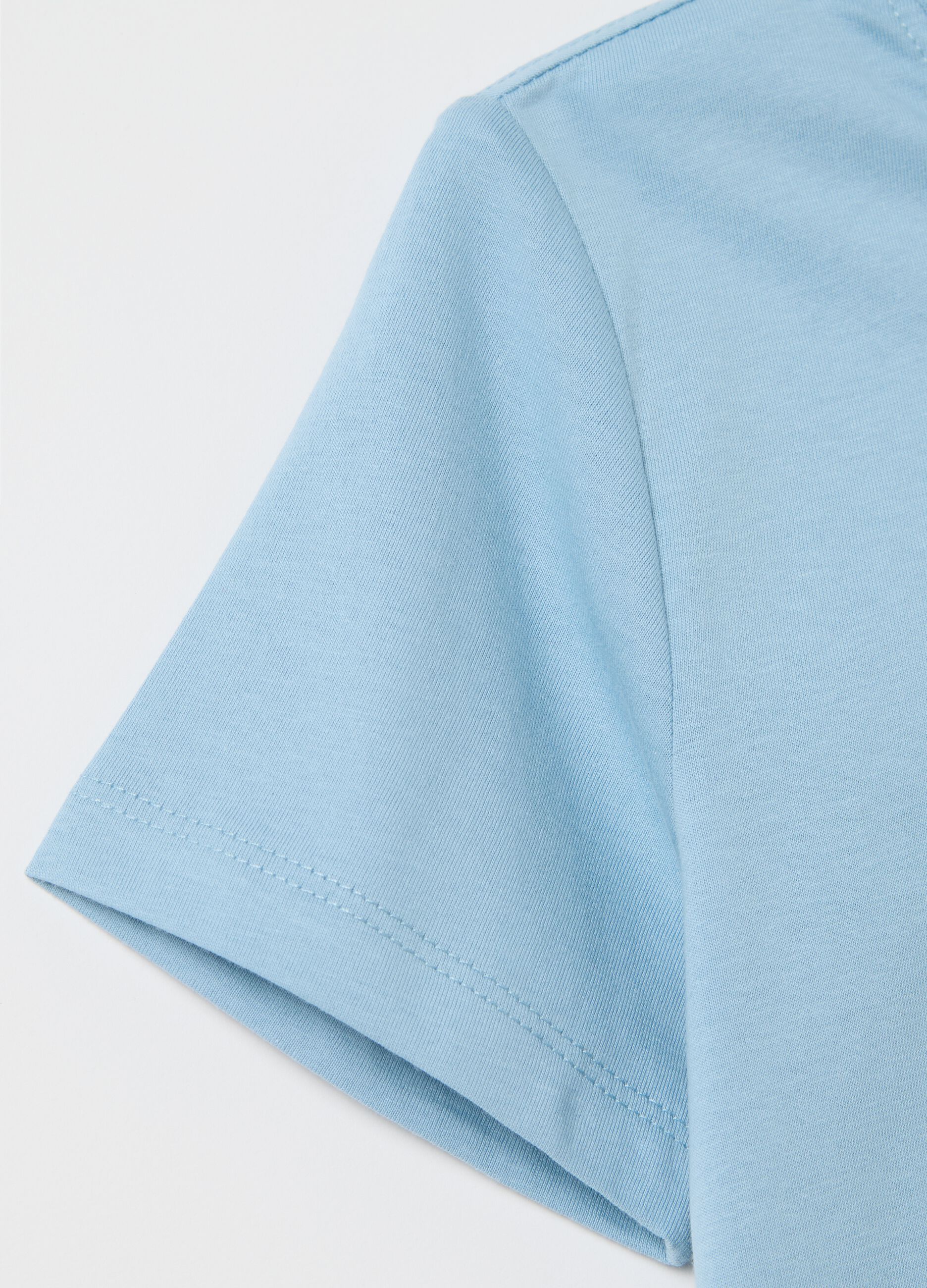 Cotton T-shirt with print