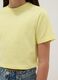 Yellow pure cotton boxy fit girl's T-shirt_2