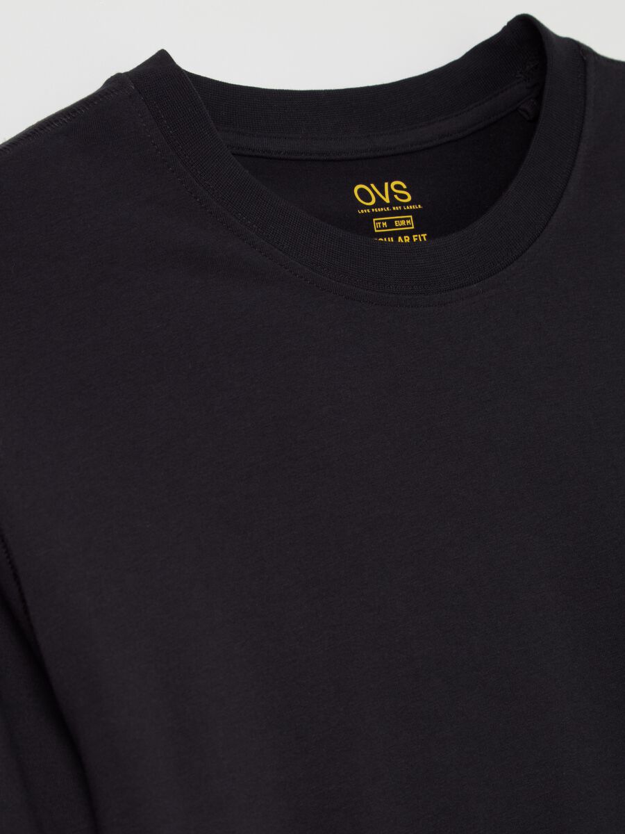 Long-sleeved T-shirt in stretch cotton_5