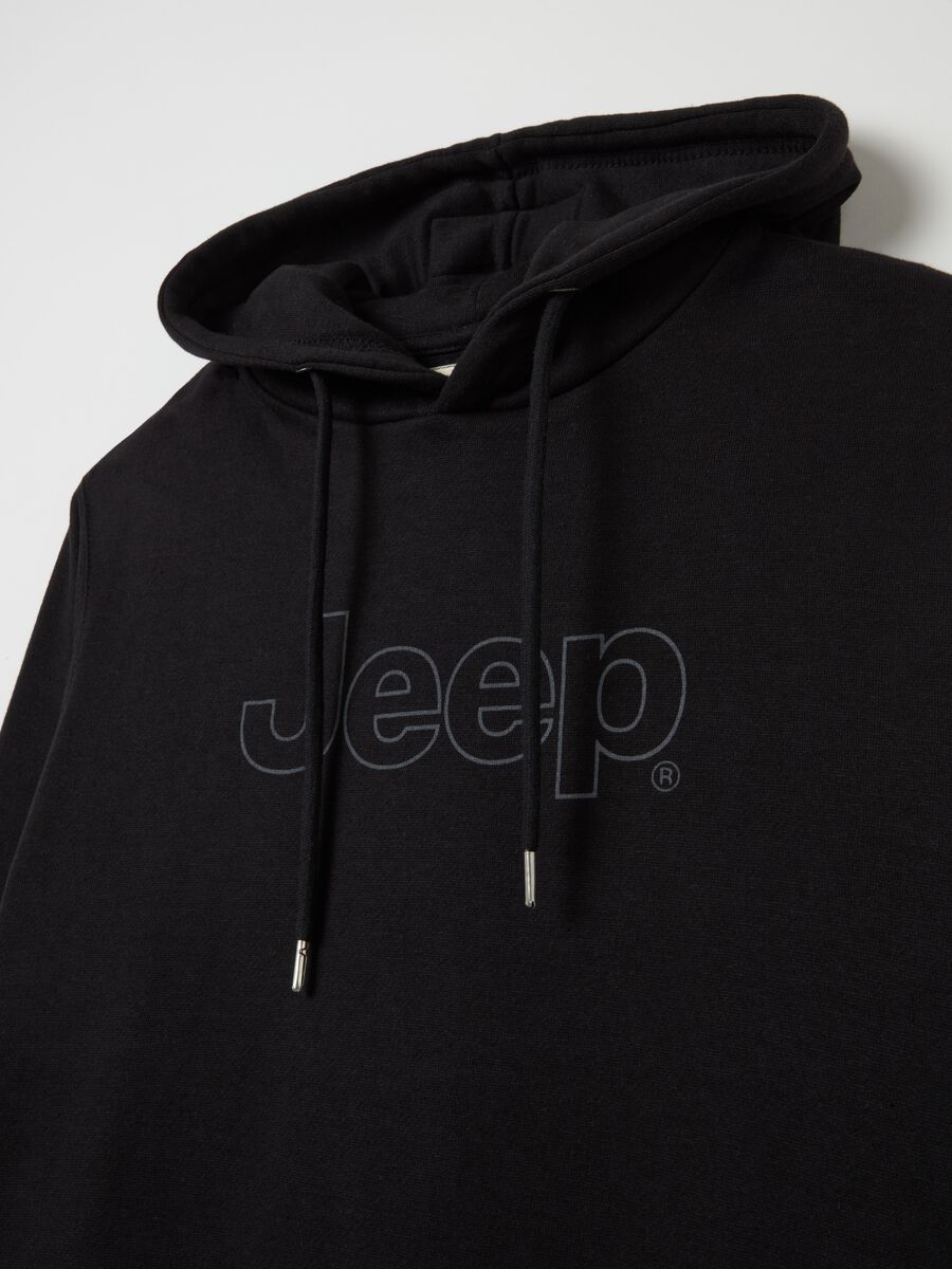 Sweatshirt with hood and Jeep print_5