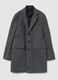 Grey Regular Fit Coat with Buttons_4