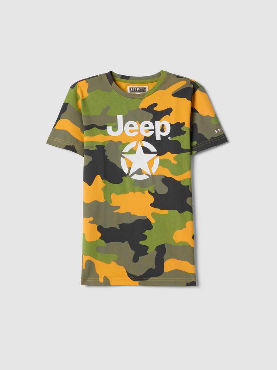 T-shirt in puro cotone multicolor da bambino regular fit con logo_3