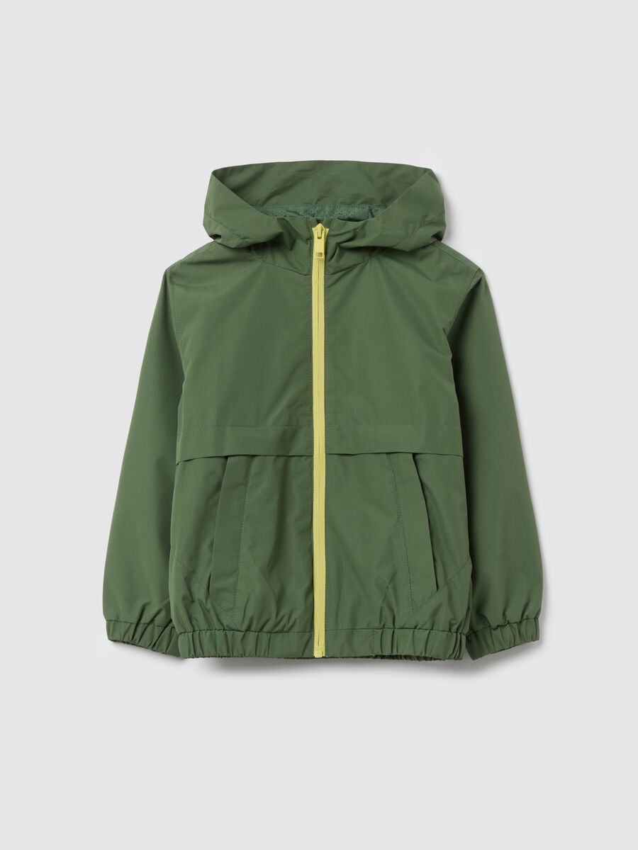 Waterproof jacket with hood_0