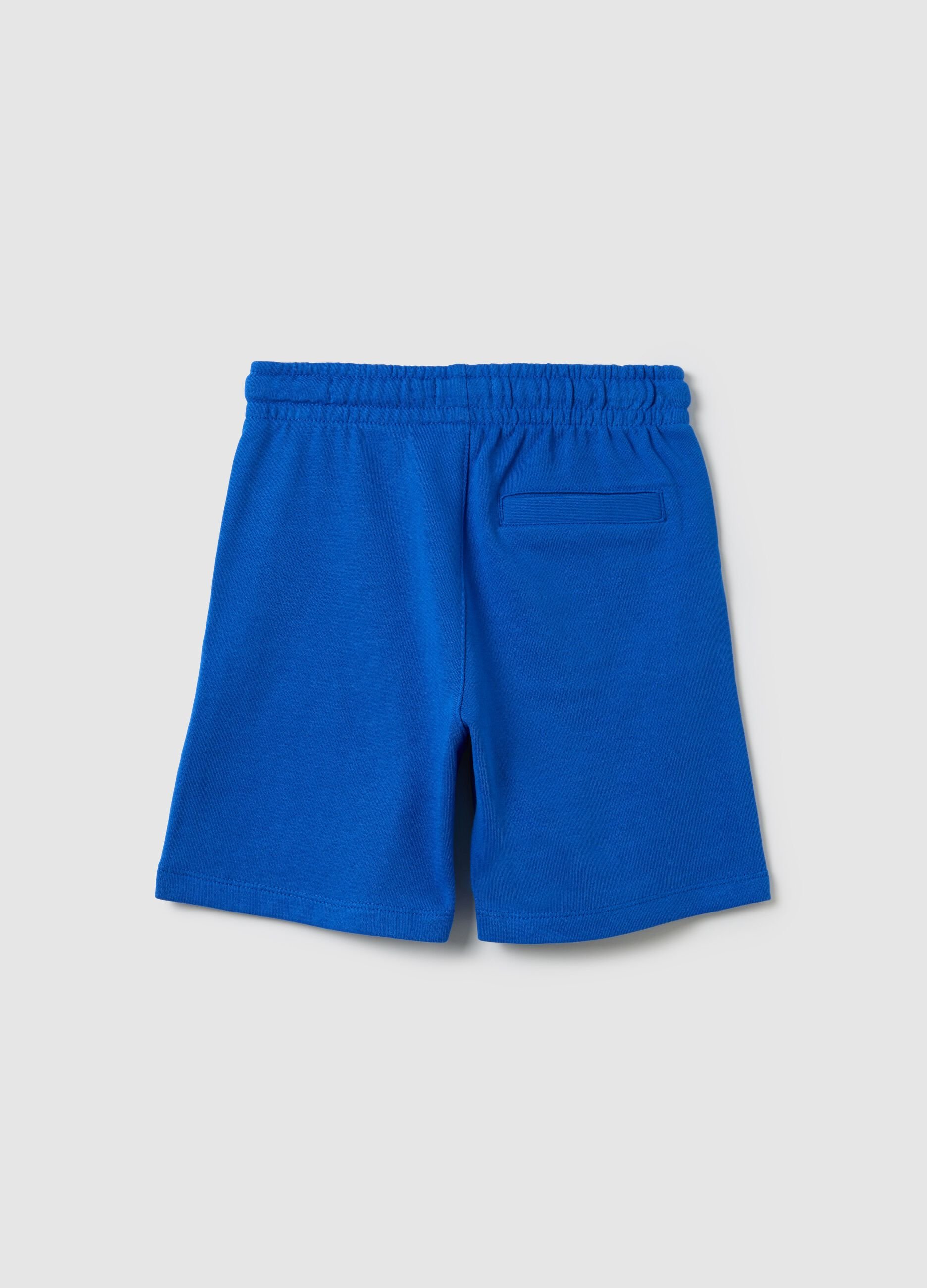 Blue Shorts in Pure Cotton OVS Kids