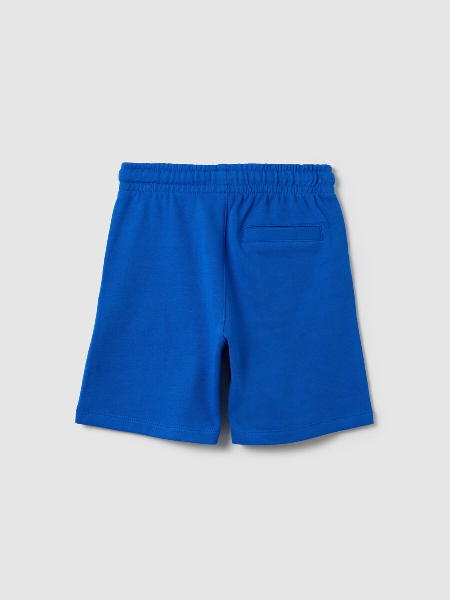 Blue Shorts in Pure Cotton OVS Kids_1