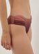 Brown stretch swim briefs with ombr&eacute; effect_3