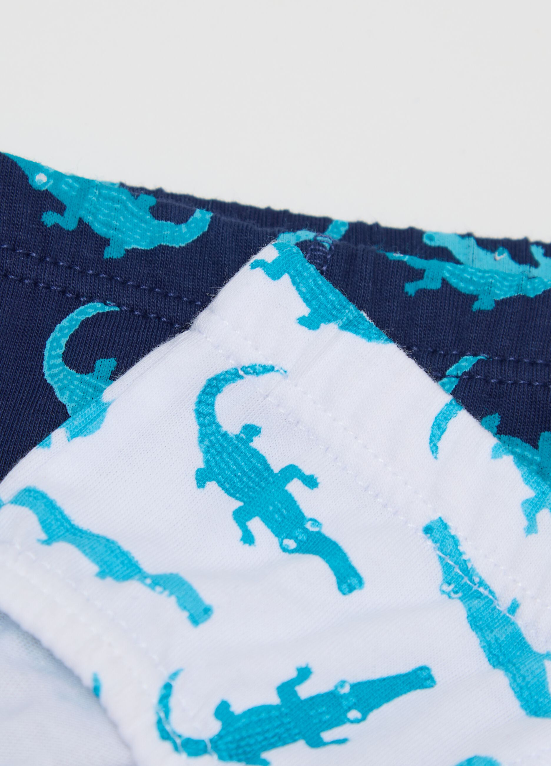 Slip da bambino in puro cotone multicolor regular fit