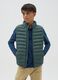 Regular fit waterproof green boy's vest_0
