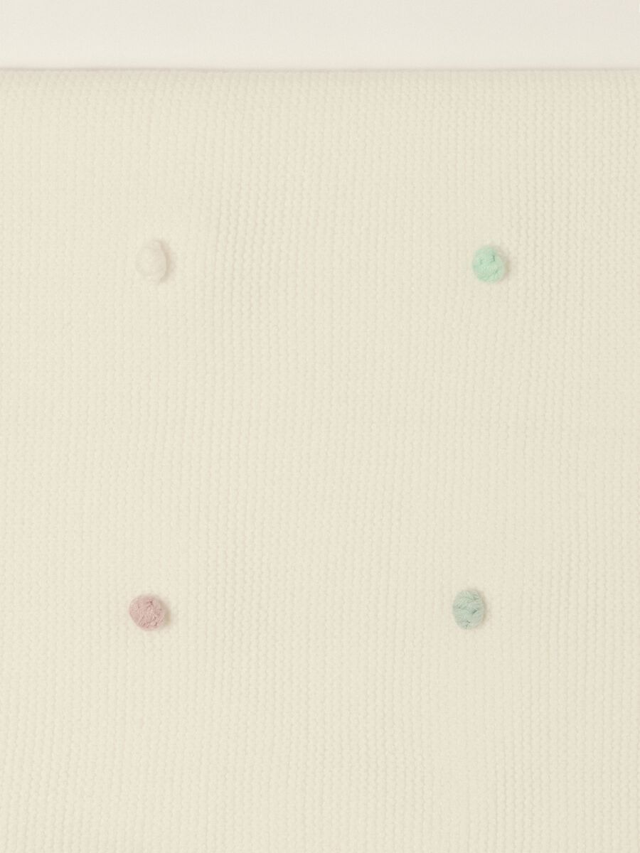 White viscose-blend blanket for cot_1