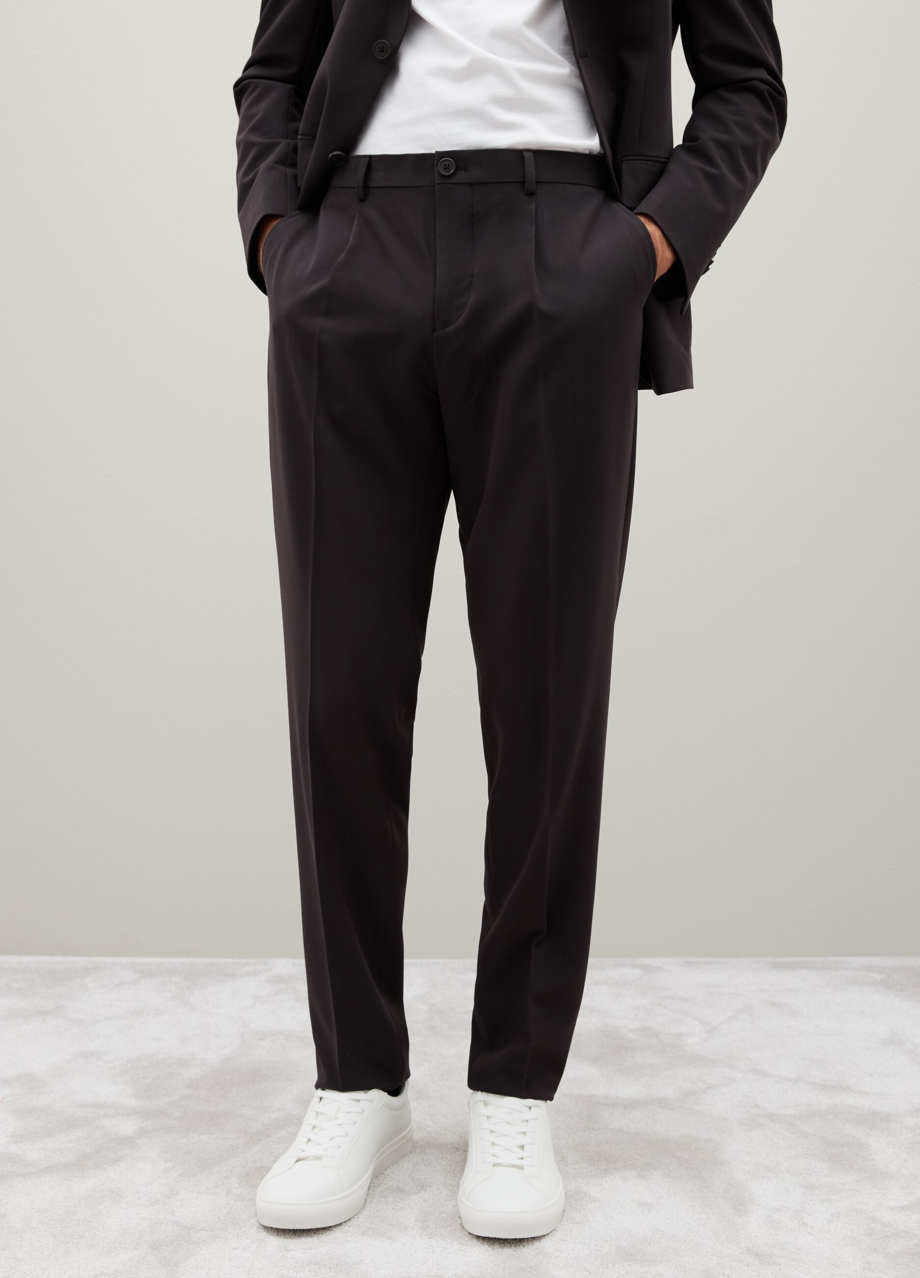 Black Slim Fit Trousers