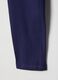 Girls' Slim Fit Elasticated Cotton Purple Leggings_3