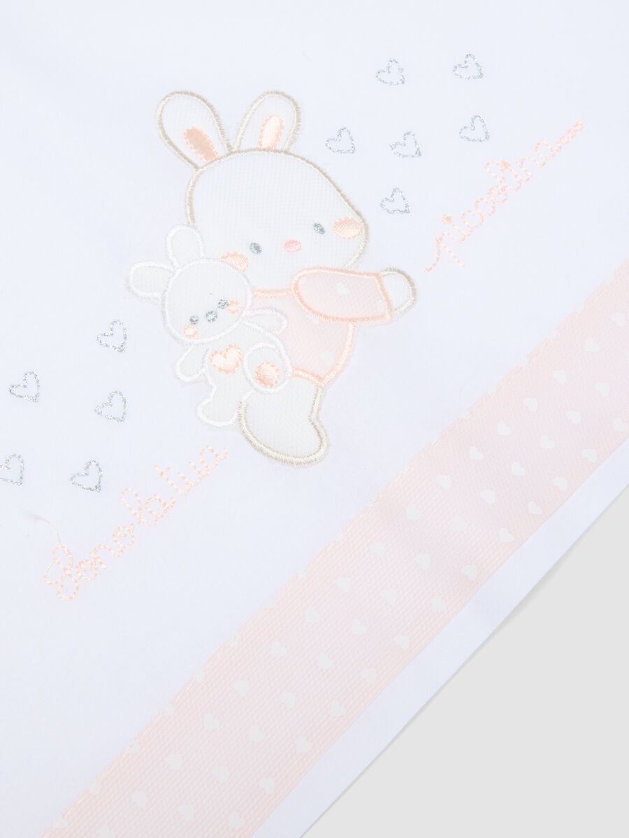 Set di lenzuola per culla in puro cotone multicolor da neonata_2