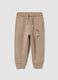 Children's trousers in pure cotton beige regular fit_0