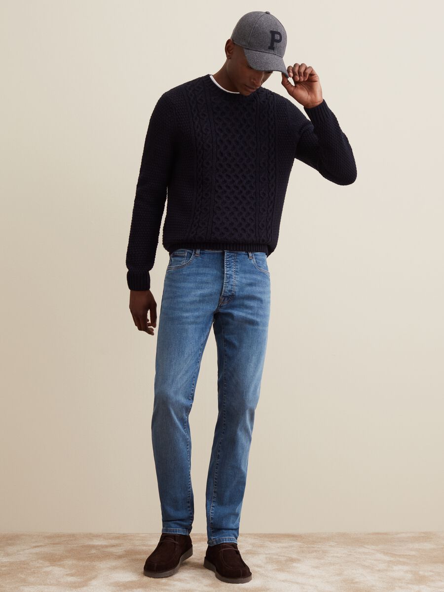Jeans slim fit cinque tasche_0