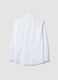 Camicia slim fit bianca in puro cotone con collo francese no iron_5