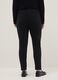 Black Stretch Cotton Skinny Fit Trousers_2