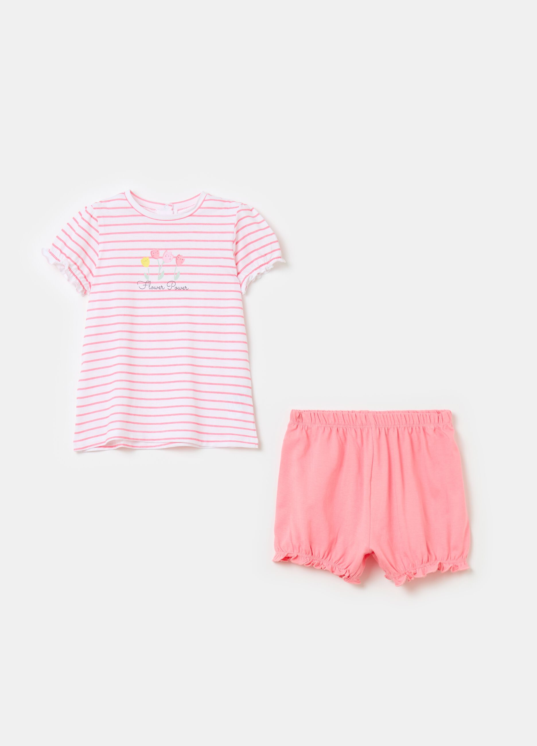 Organic cotton pyjamas with print