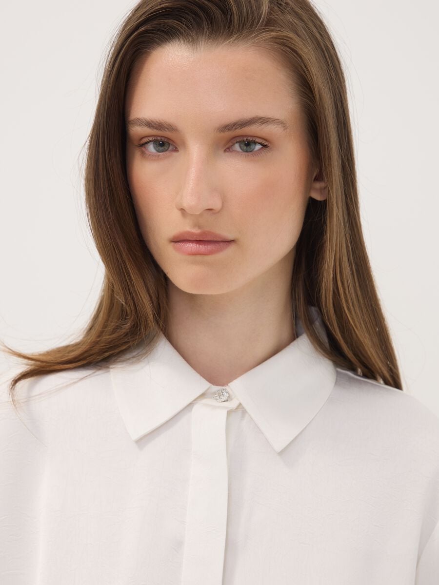 Camicia bianca regular fit con colletto classico_2