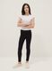 Leggings in cotone elasticizzato nero da ragazza slim fit_0