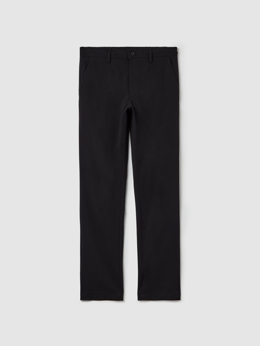 Jogger trousers with drawstring inside_4