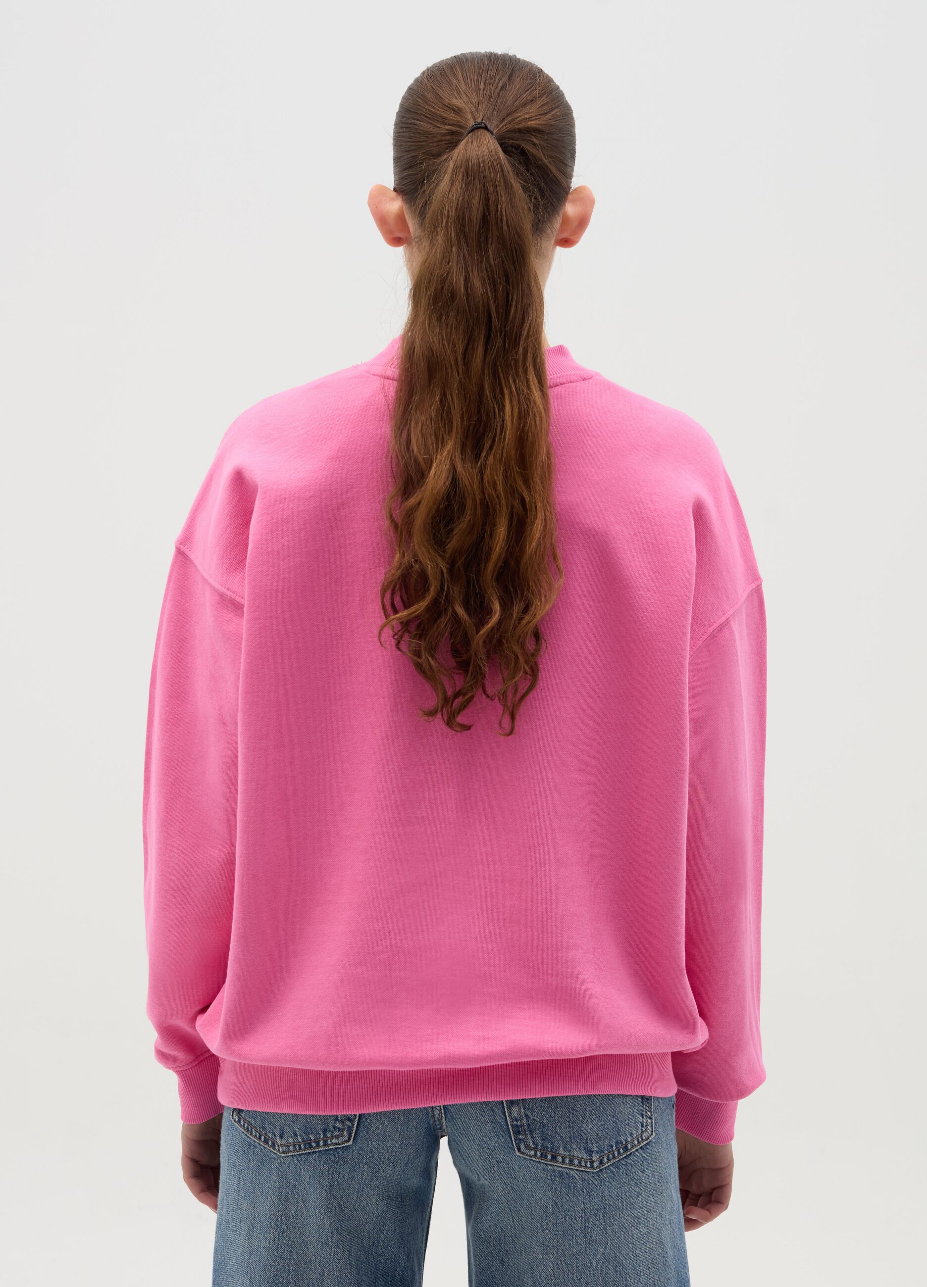 Oversized sweatshirt with Nirvana print