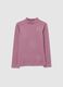 Girls' pure cotton pink regular fit top_0