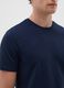 Men's blue slim fit stretch cotton t-shirt_2