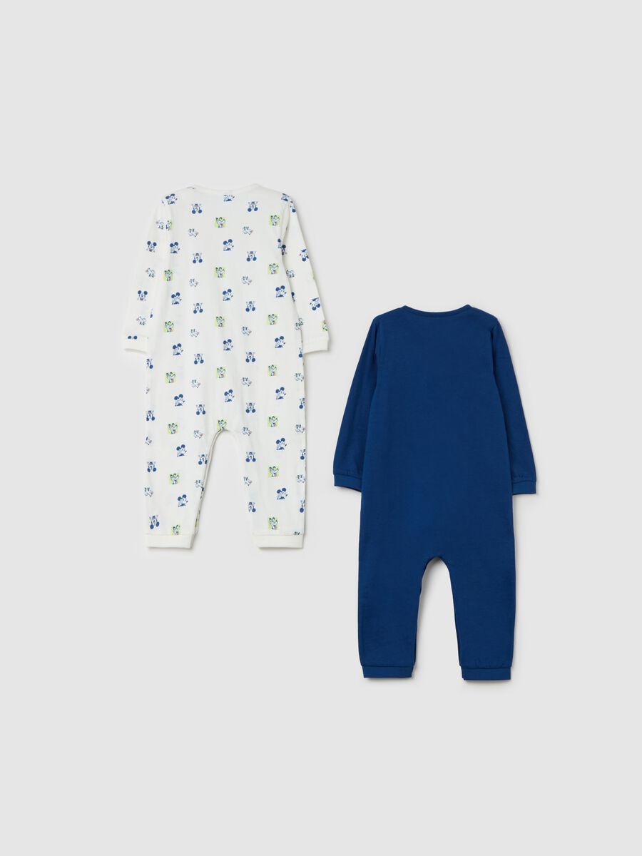 Two-pack cotton onesies with Mickey Mouse and Pluto print_1