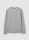 Sweatshirt with round neck and V detail_4