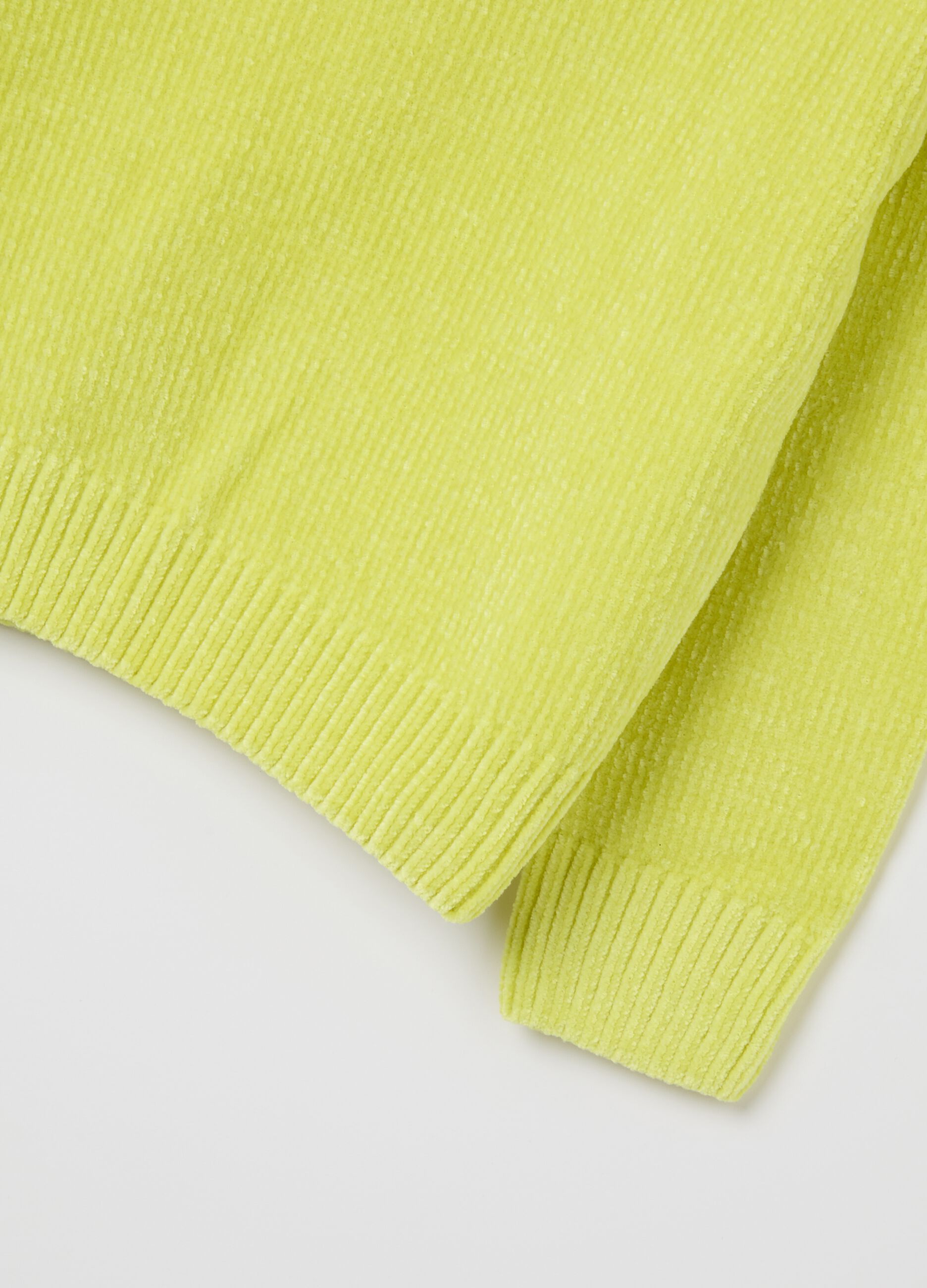 Yellow Regular Fit Girls' Sweater