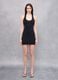 Black Backless Mini Dress_0