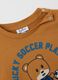 Brown pure cotton children's t-shirt with bear_1