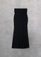 Black Foldover Long Skirt_5