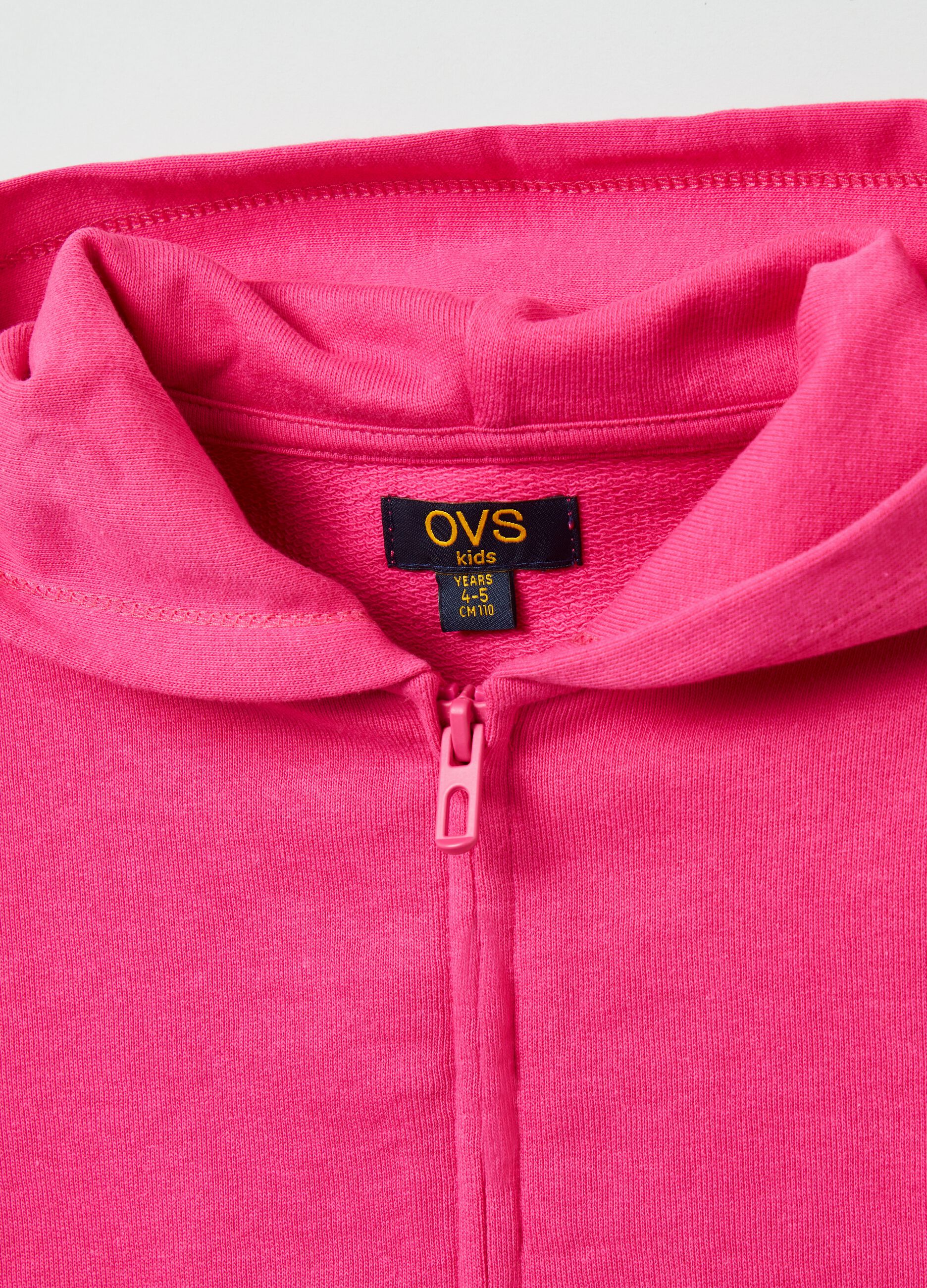 Full-zip in French Terry con cappuccio_2