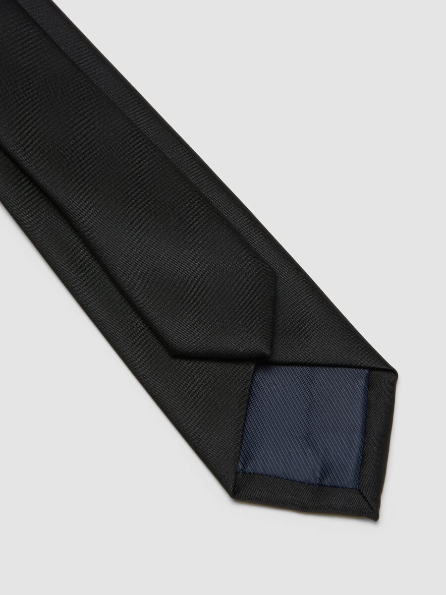 Classic black tie with 6 cm blade_1