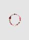 Multicolour beaded bracelet with ring clasp_0