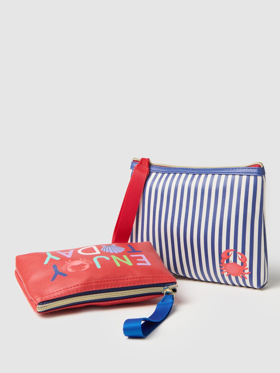 Women's multicolour clutch set with patterns_2