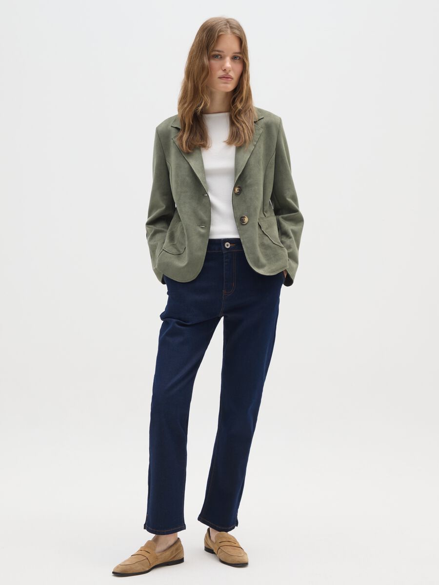 Green jacket regular fit_1