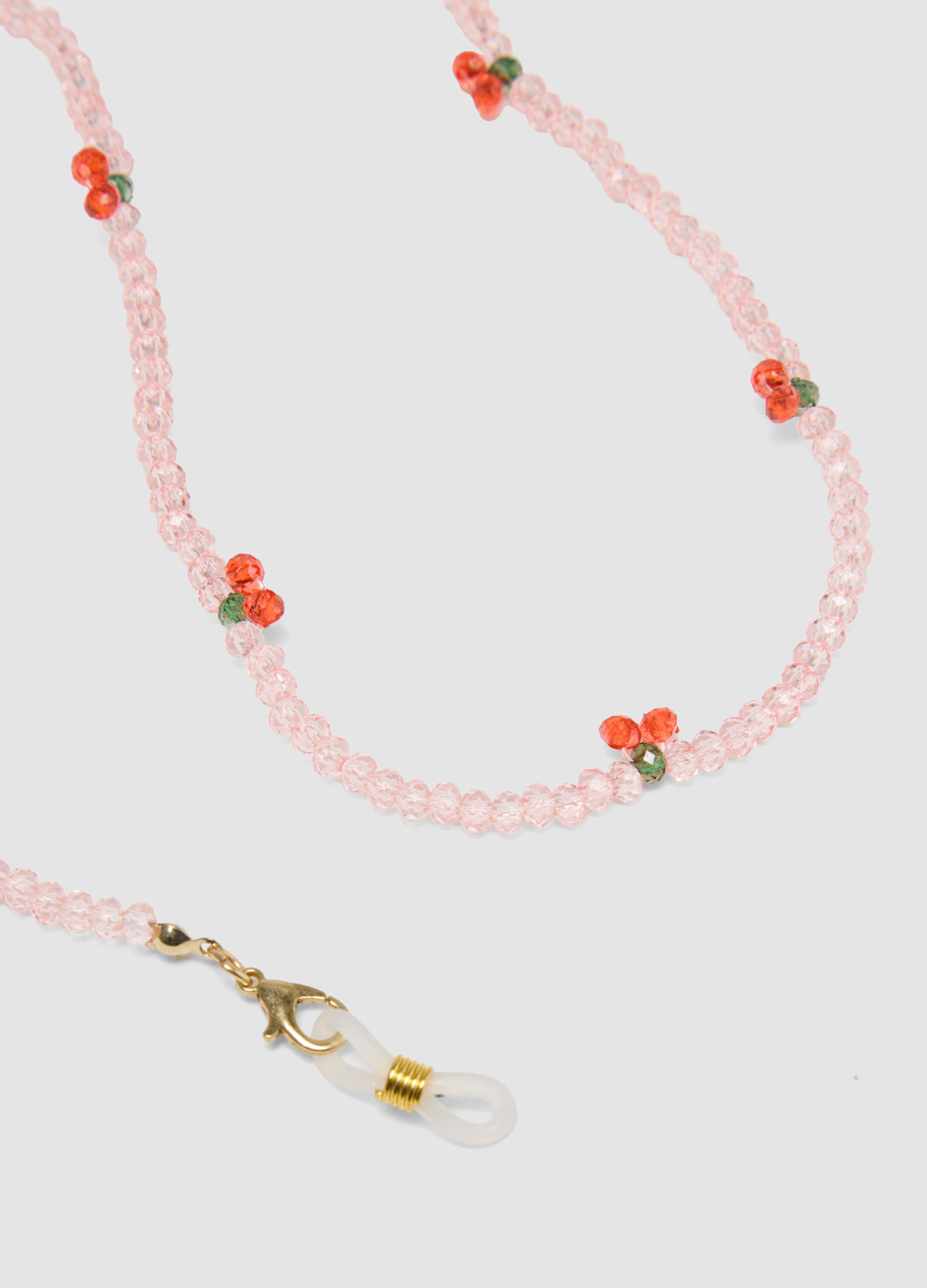 Collana multicolor con perline