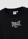 Black pure cotton logo T-shirt, regular fit, for boys_5