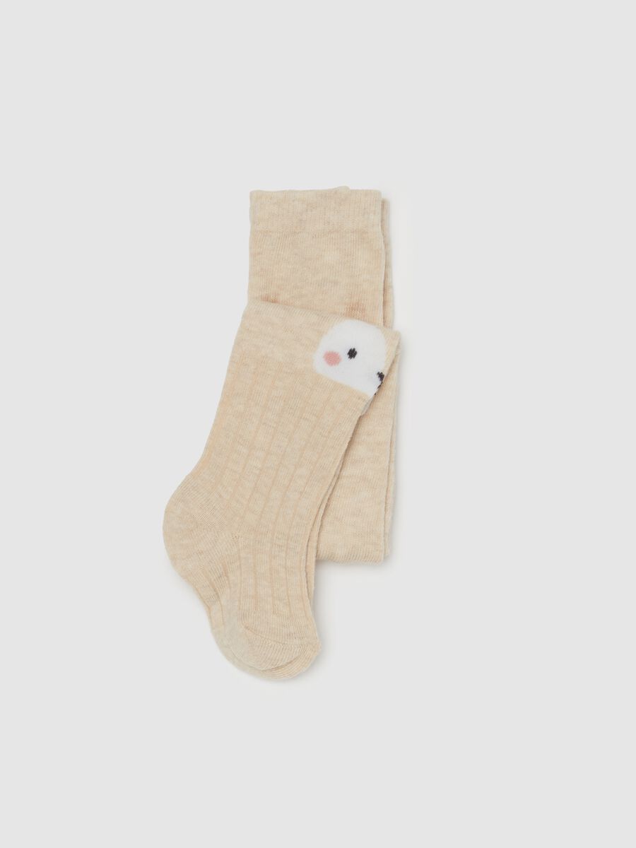 Organic cotton tights with fox design_0