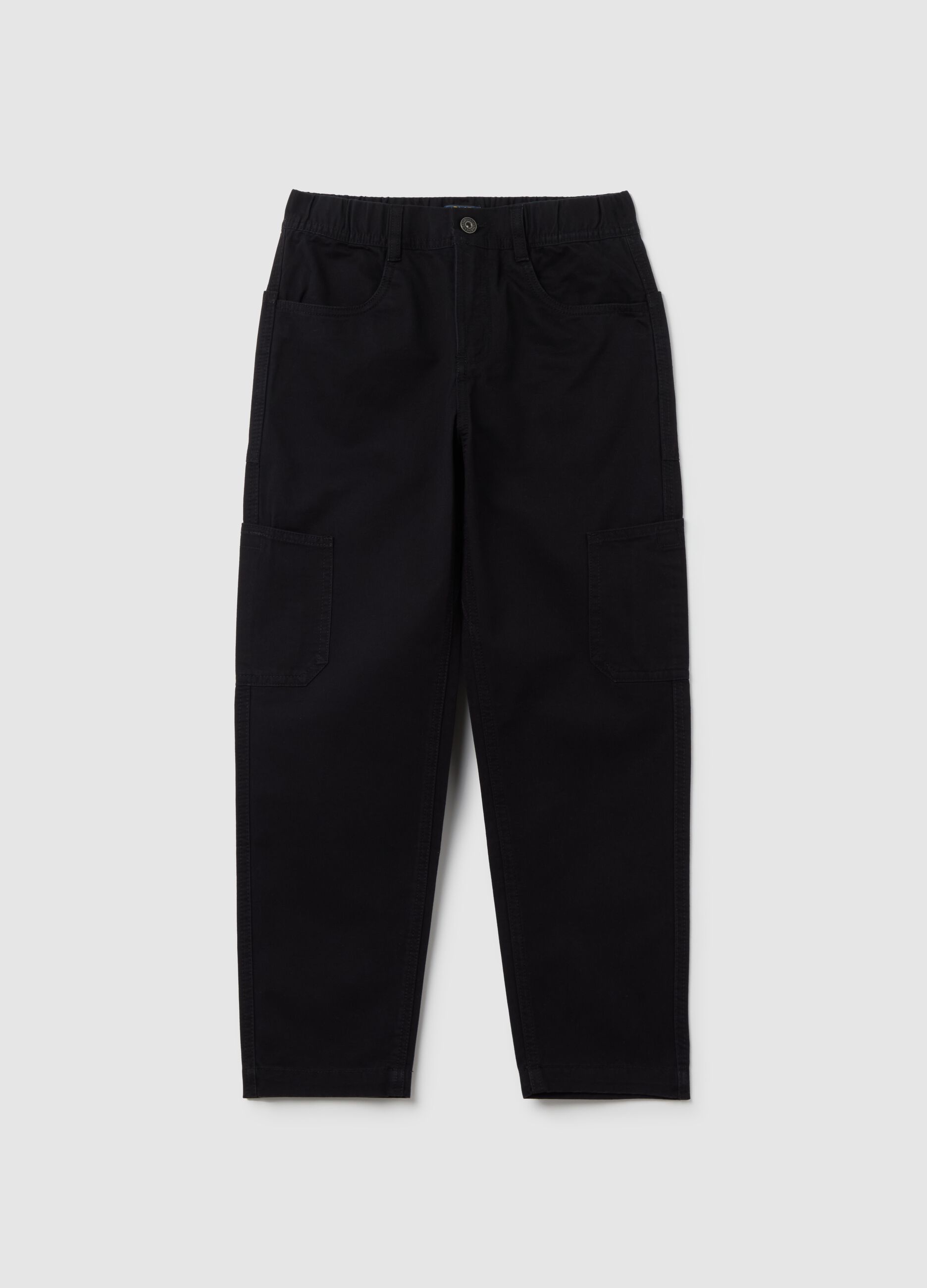Cotton cargo trousers